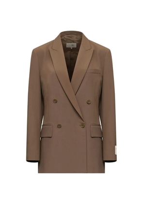 MM6 Maison Margiela wool blend suit jacket - Brown