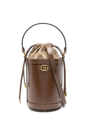 Gucci mini Ophidia bucket bag - Brown