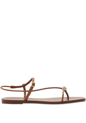 Loeffler Randall Lara leather sandals - Brown