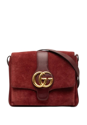 Gucci Pre-Owned 2000-2015 Medium Suede Arli crossbody bag - Red