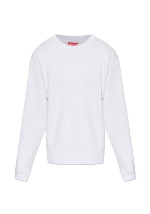 Diesel crew-neck long-sleeve sweatshirt - White