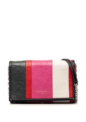 Balenciaga Pre-Owned 2018 Lambskin Bazar crossbody bag - Multicolour