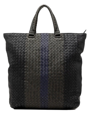 Bottega Veneta Pre-Owned 2012-2026 Tricolor Nappa Intrecciato Convertible Tote satchel - Black