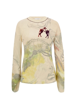 Vivienne Westwood Kyle print-detail wool sweater - Neutrals