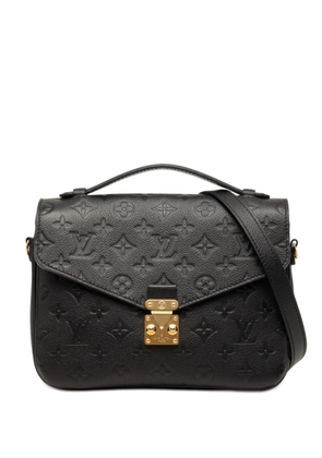 Louis Vuitton Pre-Owned 2017 Monogram Empreinte Pochette Metis satchel - Black