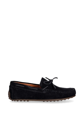 VAGABOND Larissa bow-detail suede loafers - Black
