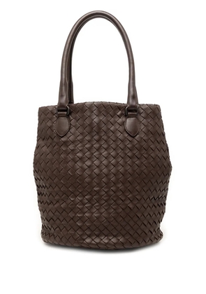 Bottega Veneta Pre-Owned 2009 Nappa Intrecciato bucket bag - Brown