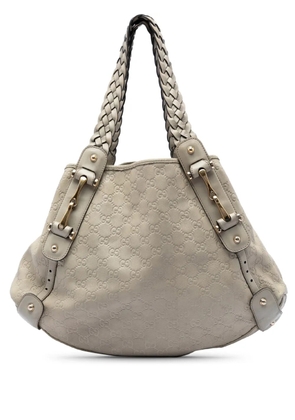Gucci Pre-Owned 2016-2026 Guccissima Horsebit Pelham shoulder bag - Neutrals