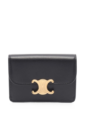 Celine Pre-Owned Triomphe card wallet - Black
