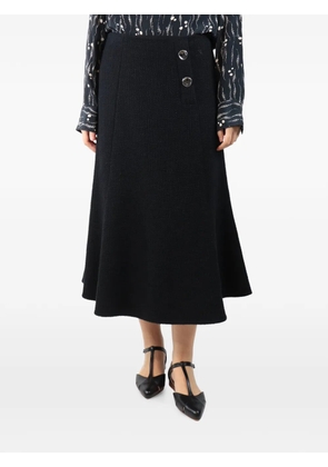 Jason Wu button-detail tweed maxi skirt - Black