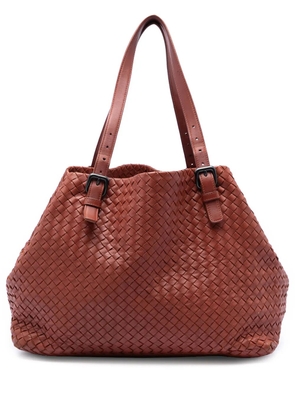 Bottega Veneta Pre-Owned 2011 Large Nappa Intrecciato Cesta tote bag - Red