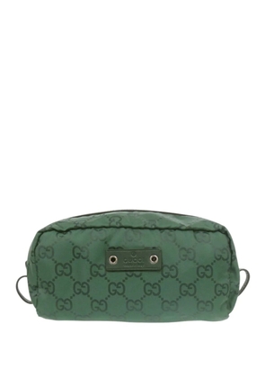 Gucci Pre-Owned 2016-2026 GG Nylon Cosmetic pouch - Green