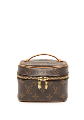 Louis Vuitton Pre-Owned 2021-2026 Monogram Nice Nano Case vanity bag - Brown