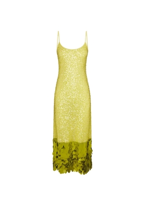 Simon Miller Imogen sequin-embellished maxi dress - Yellow
