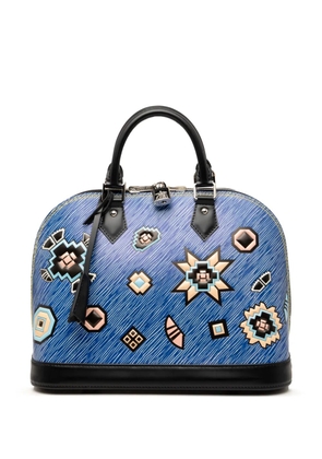 Louis Vuitton Pre-Owned 2015 Epi Denim Aztec Alma PM satchel - Black