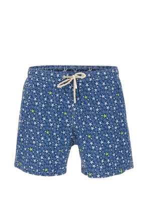 MC2 Saint Barth Lighting star-print swim shorts - Blue
