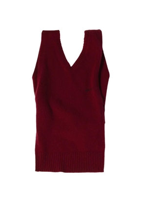 Miu Miu cashmere knit vest - Red