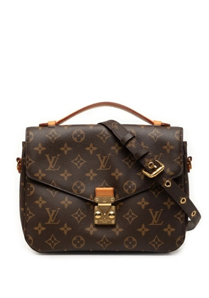 Louis Vuitton Pre-Owned 2018 Monogram Pochette Metis satchel - Brown