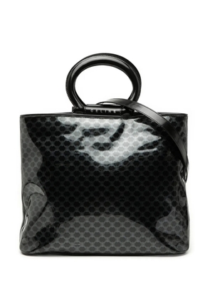 Celine Pre-Owned 20th Century Macadam PVC satchel - Black