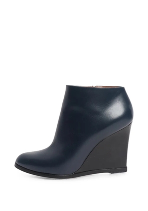 Celine Pre-Owned wedge ankle boots - Blue