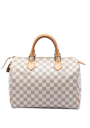 Louis Vuitton Pre-Owned 2011 Damier Azur Speedy 30 boston bag - White