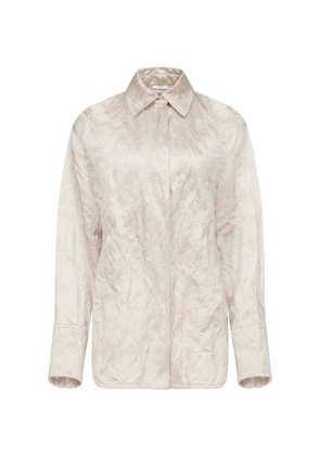 FFORME Ozzy crinkled-effect shirt - Neutrals