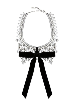 Ermanno Scervino bow embellished necklace - Silver