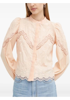 TWINSET lace-embroidered blouse - Neutrals