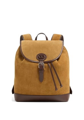 Valentino Garavani Antibes suede backpack - Neutrals