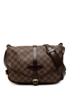 Louis Vuitton Pre-Owned 2008 Damier Ebene Saumur 30 crossbody bag - Brown