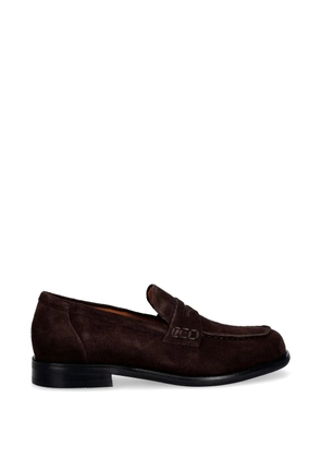 VAGABOND Linn suede penny loafers - Brown