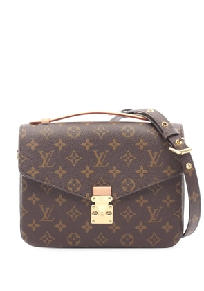 Louis Vuitton Pre-Owned 2020 Monogram Pochette Metis satchel - Brown