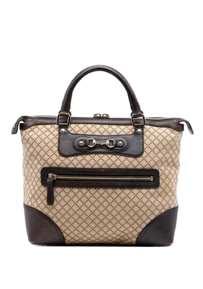 Gucci Pre-Owned 2016-2026 Diamante Canvas Catherine tote bag - Neutrals