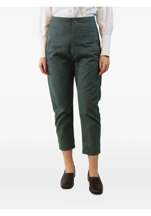 Isabel Marant Vintage high-waisted cropped trousers - Green