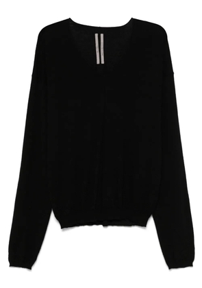 Rick Owens V-neck sweater - Black