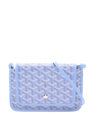 Goyard Pre-Owned 2010-2026 Goyardine Plumet Pocket Wallet crossbody bag - Blue