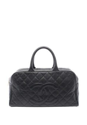 CHANEL Pre-Owned 2003-2004 CC Caviar boston bag - Black