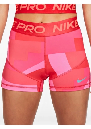 Nike logo-detail elasticated-waistband shorts - Pink