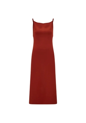 Ferragamo knitted slip dress - Red