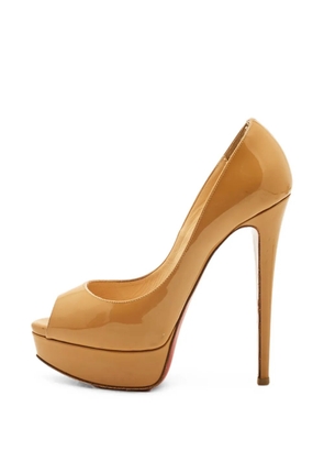 Christian Louboutin Pre-Owned Lady Peep platform pumps - Neutrals