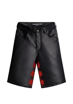 LOSTSHDWS floral-print bermuda shorts - Black