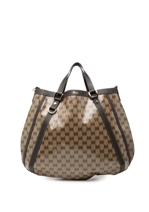 Gucci Pre-Owned 2016-2026 GG Crystal Abbey D Ring Convertible Tote satchel - Neutrals