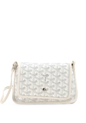 Goyard Pre-Owned Plumet Clutch Wallet Coated Canvas crossbody bag - White