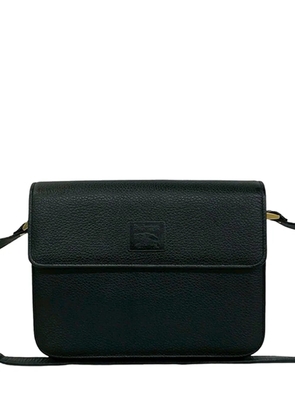 Burberry Pre-Owned 20th Century Leather Flap crossbody bag - Black