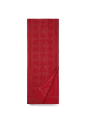 Shanghai Tang jacquard scarf - Red
