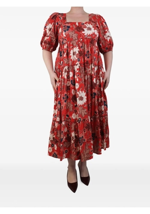 Ulla Johnson Nora gathered floral-print midi dress
