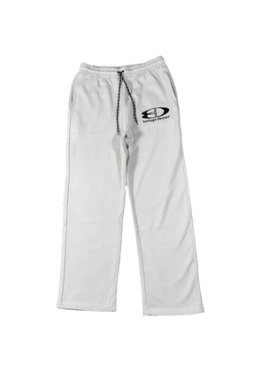 Bottega Desires logo-patch track pants - Grey