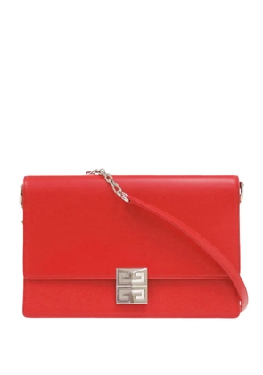 Givenchy Pre-Owned 2010-2026 Medium Leather 4G Chain crossbody bag - Red
