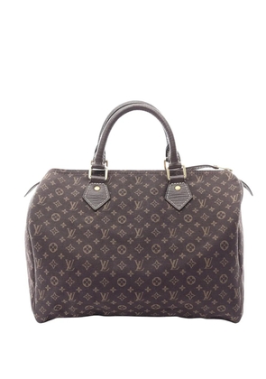 Louis Vuitton Pre-Owned 2007 Monogram Mini Lin Speedy 30 boston bag - Brown