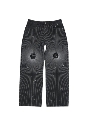 BIRTH OF ROYAL CHILD Radiant Beam distressed jeans - Black